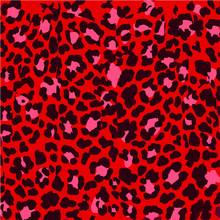 Colorful Leopard Pattern. Leopard Pattern Design, Vector Illustration Background. Animal Design. Brown, Orange, Yellow, Red, Black, Pink, Purple. 