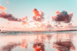 © Ryan Longnecker - Peach and Blue Beach Sunset