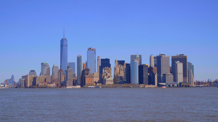 Wall Mural - Skyline of Manhattan New York - view from Hudson River