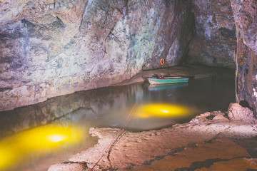 Wookey Hole and outside park area UK