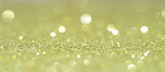 gold glitter texture christmas abstract background and white bokeh lights defocused. abstract background