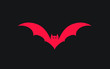 Halloween flying Bat Vector Illustration