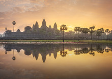 Temple Complex Angkor Wat Siem Reap, Cambodia