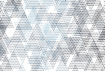 Wall Mural - light blue vector layout with circles, lines.