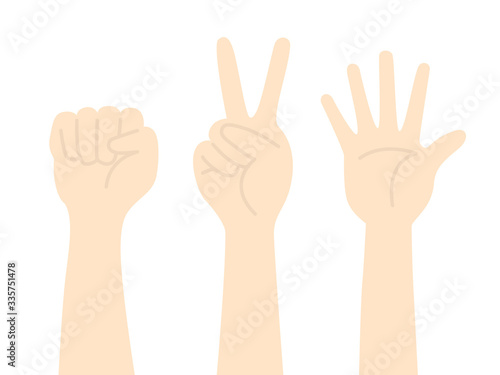 じゃんけんの手のイラスト Stock Vector Adobe Stock じゃんけんの手のイラスト Stock Vector Adobe Stock