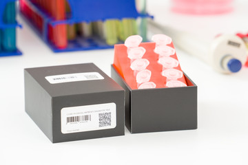 Sticker - Coronavirus (COVID-19) IgM/IgG Rapid Test Kit. covid-19  IGM / IGG antibody diagnostic test in microbiological lab