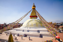 Boudhanath Stupa In Kathmandu, Nepal