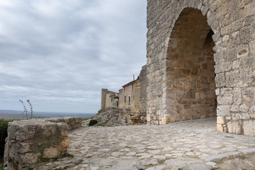 Wall Mural - Wall of Urueña village in Valladolid province, Spain