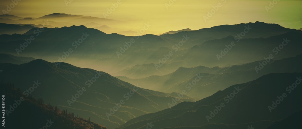 Sierra Nevada Landscape - obrazy, fototapety, plakaty 