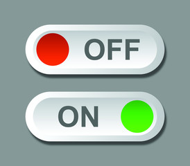 Sticker - button on off