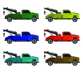 Wall Mural - tow truck icon