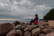 © Ильяс Каюмов - Girl on the stones of the gulf of Finland