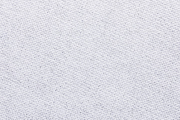 Sticker - White canvas texture. Simple fabric background. Fiber structure pattern.
