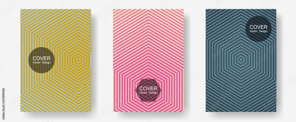 Geometric design templates for banners, covers.