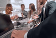 © ASDF - close up.business team in the workplace