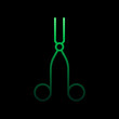 © Jamila - Scissors medical nolan icon. Simple thin line, outline vector of medical icons for ui and ux, website or mobile application