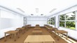 © hiro studio - 学校　教室　緊急事態宣言　イラスト53