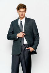 Wall Mural - portrait of a handsome young businessman