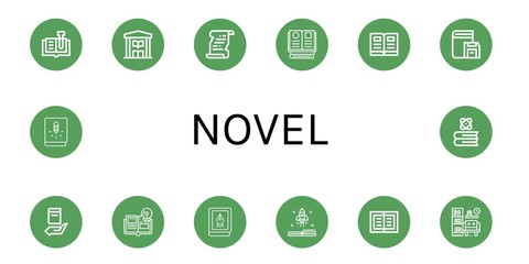 Poster - novel icon set