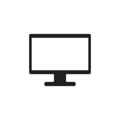 Canvas Print - Computer monitor icon logo design template