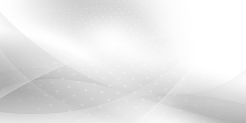 Abstract grey pattern and background poster with dynamic waves. technology Particle Mist network Cyber security Vector illustration.