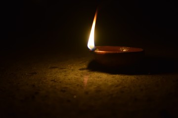 candle in the dark