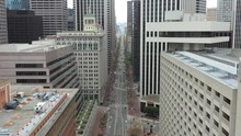 San Francisco Empty City Streets During The April 2020 Covid-19 Coronavirus Pandemic Quarantine 