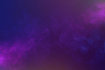 Wall Mural - galaxy abstract background with shiny stars and colorful clouds
