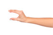 © Fototocam - female hand isolated on white background showing hand gestures - Image