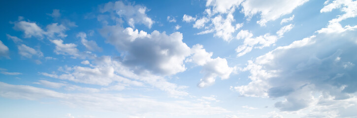 Wall Mural - sky clouds summer panorama