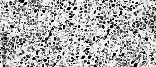 Download Terrazzo Flooring Marble Stone Wall Texture Abstract Background Black And White Terrazzo Floor Tile On Cement Surface Architecture Interior Design Pattern Stock Photo Adobe Stock