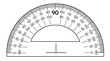 © Azuzl - Vector protractor ruler isolated on the white background