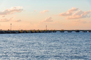 Wall Mural - panorama of the island of Cozumel in Mexico