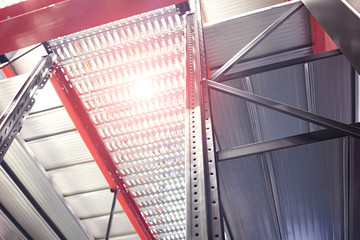 Fototapete - Interior of the new and modern warehouse space