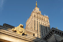 Palace Of Culture And Science In Warsaw, Poland
