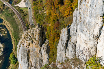 Autumn hike in the Danube valley