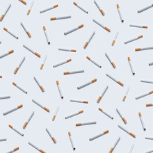 Pattern Mix Of Whole Cigarettes With Filter