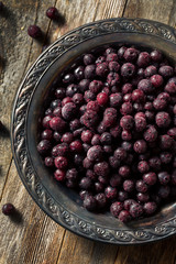 Wall Mural - Refreshing Organic Frozen Blueberries