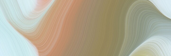 Wall Mural - modern futuristic background banner with rosy brown, light gray and gray gray color. contemporary waves design