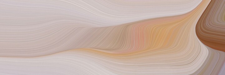 Poster - modern futuristic banner with waves. modern waves background design with silver, brown and rosy brown color