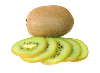 Sticker - cutting kiwi