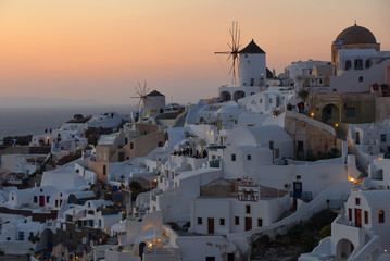  Golden late afternoon in Oia, Santorini, Greece