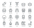Land Transport Icons