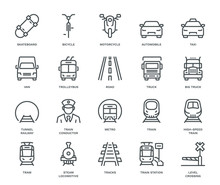 Land Transport Icons