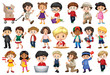 © blueringmedia - Large set of children doing different activities