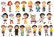 © blueringmedia - Large set of children doing different activities