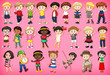 © blueringmedia - Large set of children doing different activities