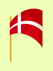 Poster - Denmark national flag 