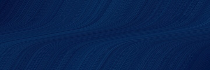 Poster - elegant dynamic banner design with very dark blue and midnight blue colors. fluid curved lines with dynamic flowing waves and curves