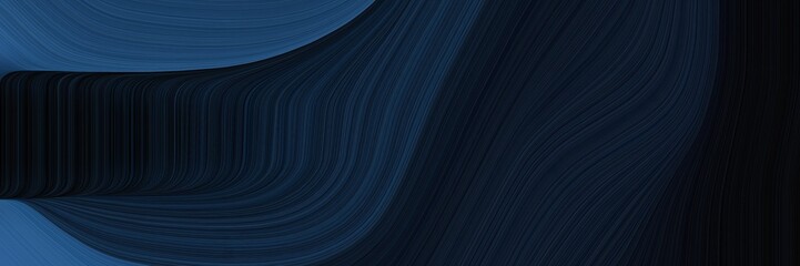 elegant flowing header with very dark blue, dark slate blue and dark slate gray colors. fluid curved flowing waves and curves